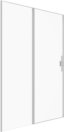 Душевая дверь Allen Brau Priority 120 3.31032.BA серебро браш, артикул 3.31032.BA