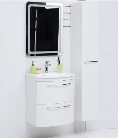 Шкаф-пенал De Aqua Тока 1S 30 R белый, артикул 00167335