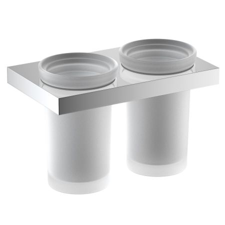 Стакан для зубных щеток двойной Timo Petruma 15234/00 хром, артикул 15234/00
