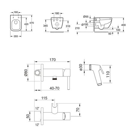 Комплект 2 в 1 Lavinia Boho One Compacto 21090003, артикул 21090003
