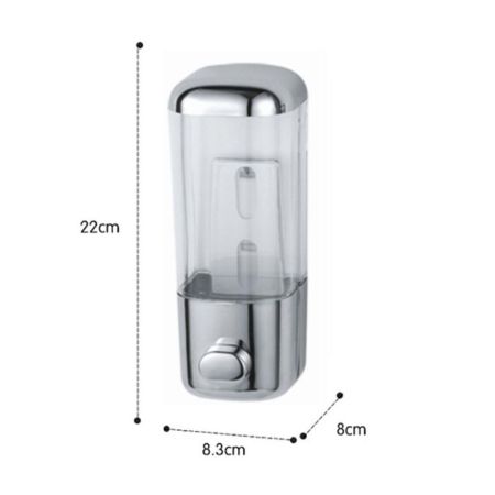 Дозатор жидкого мыла D-Lin D201122, хром, артикул D201122