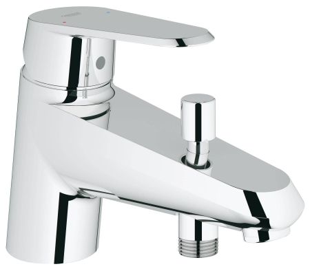Смеситель для ванны GROHE Eurodisc Cosmopolitan (монтаж на бортик ванны), хром (33192002), артикул 33192002