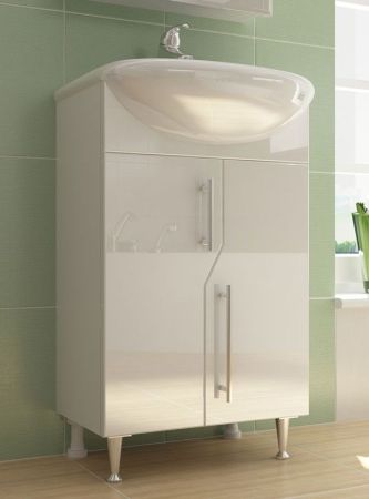 Тумба под раковину Vigo Grand 50 Белая, артикул Grand-0-500(Уют)
