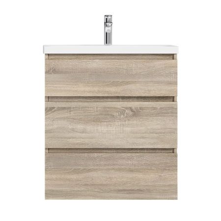 M91FSX0752OF GEM S, База под раковину, напольная, 75 см, 3 ящика, светлый дуб, артикул M91FSX0752OF