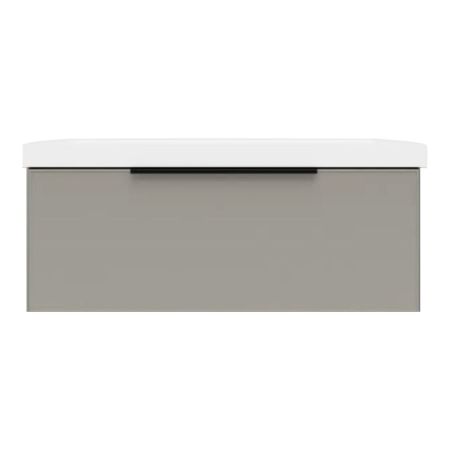 Тумба под раковину подвесная La Fenice SIMPLA FNC-01-SIM-C-100, бежевая, артикул FNC-01-SIM-C-100