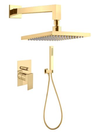 Душевая система встраиваемая Webert Pegaso PE890103010, золото, артикул PE890103010