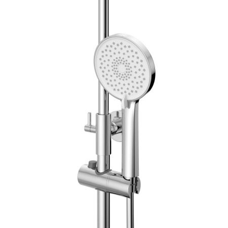 UNIQUE Душевая стойка со смесителем и изливом, хром UNIQUE-VSCM-CRM, артикул UNIQUE-VSCM-CRM