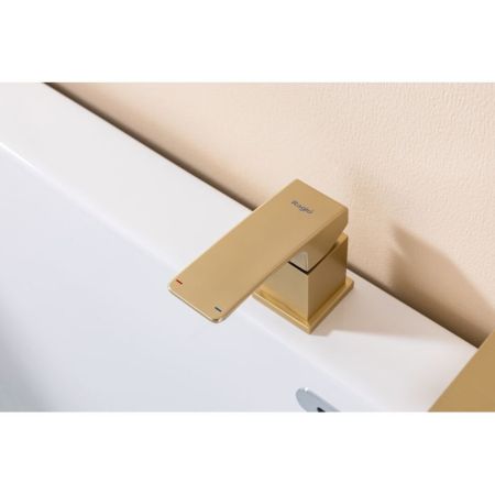 Смеситель на борт ванны Raglo R02.31.03, золотой сатин