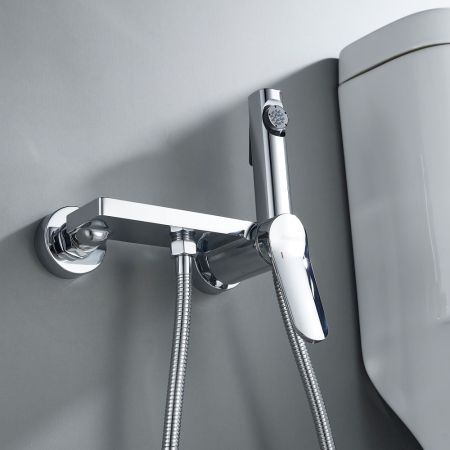 Гигиенический душ со смесителем Shevanik S4305-1, хром
