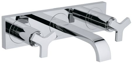 Внешняя часть смесителя для раковины GROHE Allure (3 отверстия), хром (20190000), артикул 20190000