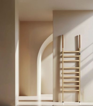 Полотенцесушитель электрический напольный WONZON & WOGHAND BREMEN, Брашированное золото (WW-A207-BG), артикул WW-A207-BG