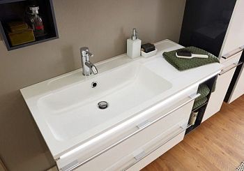 Marlin 3250star, раковина из минерального литья правая 100,5 см, цвет белый