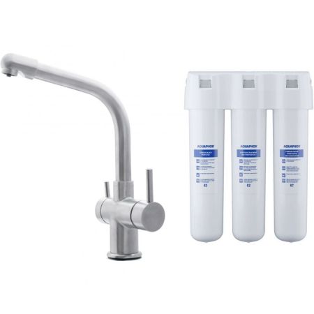 Смеситель для кухни Swedbe Selene Plus 8140K с фильтром Нержавеющая сталь, артикул 8140K