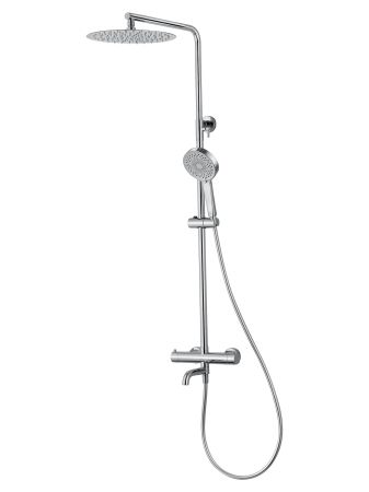 Душевая система с термостатом WONZON & WOGHAND STICK, Хром (WW-88739903-CR), артикул WW-88739903-CR