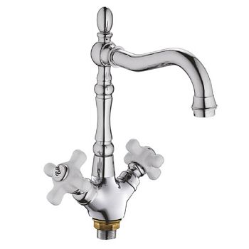 Смеситель для кухни Cron CN4318, хром