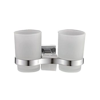 Стакан для ванной комнаты двойной Haiba HB8608, хром