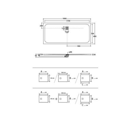 Сифон, Globo, DOCCIAPIETRA, для поддона, цвет-серый, артикул DP008