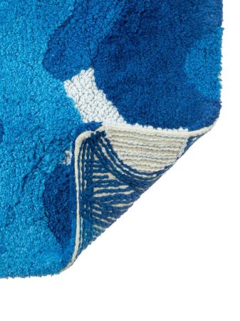 Коврик для туалета Fora 50х40 2823-U 40BL Волны Голубой