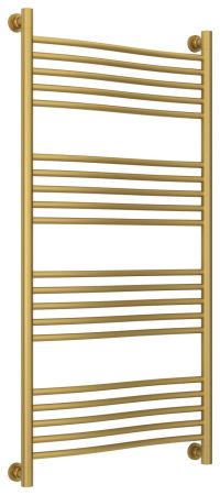 Полотенцесушитель водяной "ФЛЮИД+" 1200х600 (Матовое ЗОЛОТО), артикул 032-0222-1260