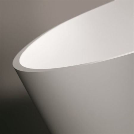 TREESSE (Alma) Ванна 1750x800x550 мм, отдельностоящая, из композита Solid Surface, белый глянцевый, артикул V015BL