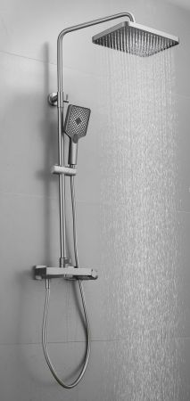 Душевая система BELZ B24672-3, оружейная сталь
