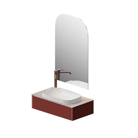 Тумба MAGICA подвесная 90, 1 ящик, венецианский красный матовый