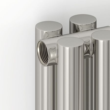 Отопительный радиатор ЭСТЕТ-11 н/ж 1200х450 / 10 сек (Матовое ЗОЛОТО), артикул 032-0302-1210