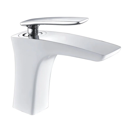 Смеситель для раковины Rose R27F R2701F, белый/хром