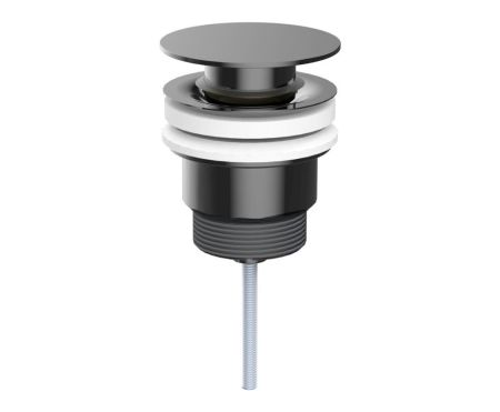 AQG, универсальный донный клапан click-clack, цвет оружейная сталь (PVD), артикул 400091225