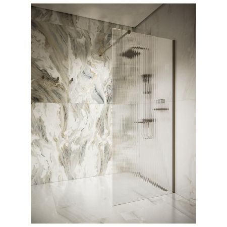 Душевая перегородка Knotlor WI090CG1GM 90х200, оружейная сталь