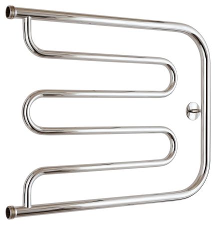 Полотенцесушитель водяной "СТИЛЬЕ" ТАНДЕМ 500х650 резьба-сгон 1" (Без покрытия)