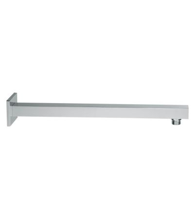 Emmevi, настенный квадратный кронштейн 40 см, для верхнего душа, подключение 1/2", цвет брашированный никель, артикул C00728/NS