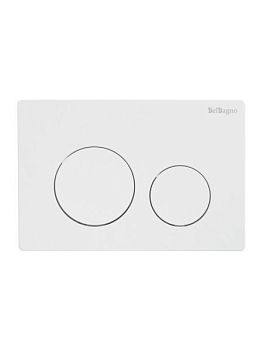 Кнопка смыва BELBAGNO BB-03C-NERO.M, черный матовый