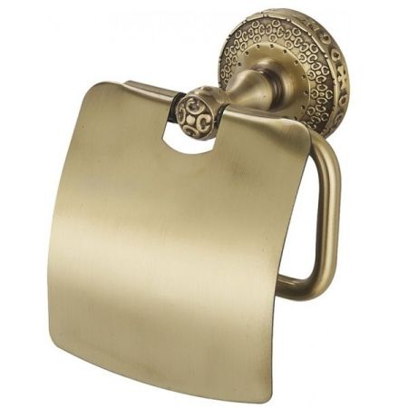 Держатель туалетной бумаги ZorG BR AZR 08 BR с крышкой Бронза