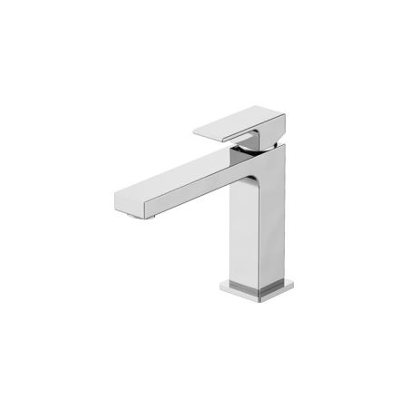 GATTONI Kubik Смеситель для раковины без донного клапана,излив 150мм, цвет хром