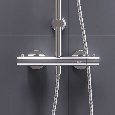 D0710400 Futura душевая система с душевым ТМС смесителем, хром, артикул D0710400