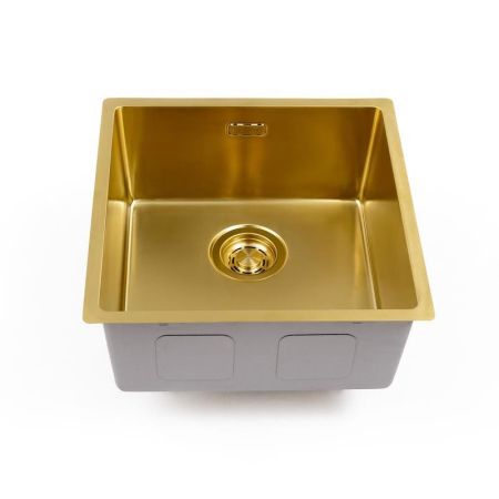 Кухонная мойка Grandex Aqua Optima 5011351, золото, артикул 5011351