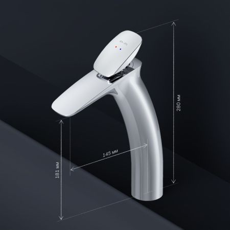 F70A92000 Spirit V2.0, смеситель д/умывальника высокий, хром, шт, артикул F70A92000