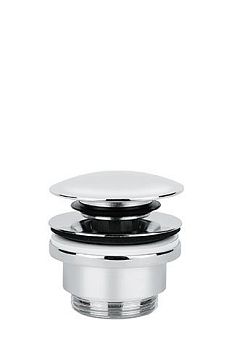 Emmevi, донный клапан "click-clack" для раковины (толщиной 10-60 мм) без перелива, на отверстие 1,1/4", цвет бронза