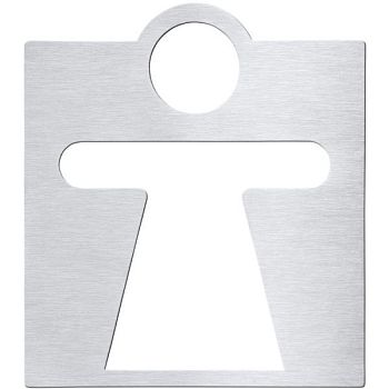 HOTEL значок женский туалет, мат