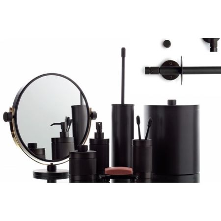 Bertocci Officina 01 Дозатор настольный , цвет черный матовый, артикул 127 7548 0800