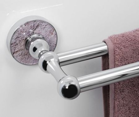 Полотенцедержатель WasserKRAFT Nau K-7740 двойной Хром, артикул K-7740