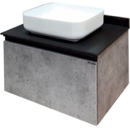Тумба с раковиной Comforty Эдинбург 75 4149066 подвесная Бетон светлый Тумба с раковиной Comforty Эдинбург 75 4149066 подвесная Бетон светлый
