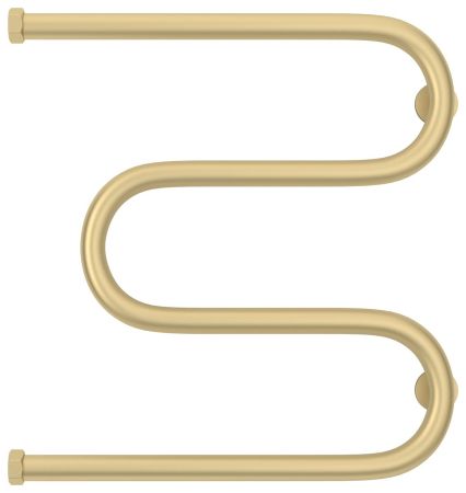 Полотенцесушитель водяной "М-обр.+" 500х500 Н. Г. 1" (Матовая шампань), артикул 022-4007-5050