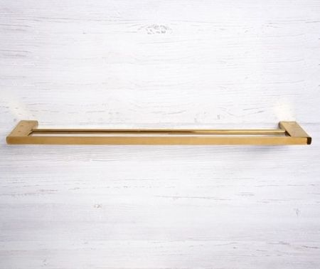 Полотенцедержатель WasserKRAFT Sauer K-7940 двойной Золото глянцевое, артикул K-7940