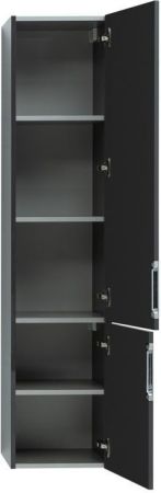 Шкаф-пенал Aquanet Алвита 35 серый антрацит, артикул 00240197