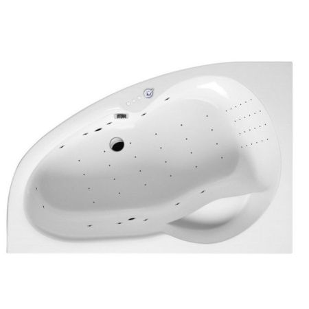 Ванна EXCELLENT Newa 160x95 (левая) "NANO" (хром), артикул WAEX.NEL16.NANO.CR