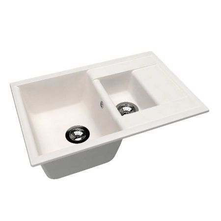 Кухонная мойка Dr. Gans АСТРА 25.065.D0760.401, белый, артикул 25.065.D0760.401