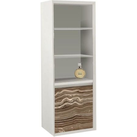 Шкаф пенал SanVit Стайл 32 pstyle с фактурой под дерево подвесной Карпатская ель, артикул pstyle