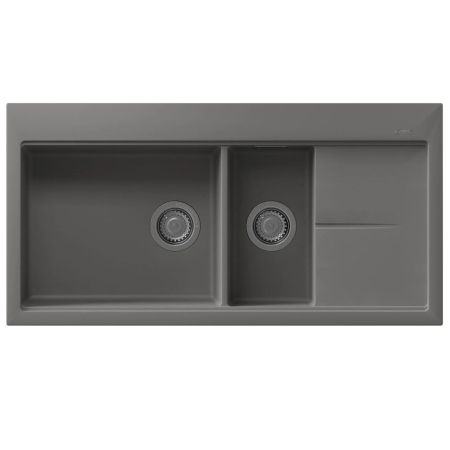 Кухонная мойка с разделочной доской Florentina РОССАНА 20.335.E1000.307, серый шёлк, артикул 20.335.E1000.307